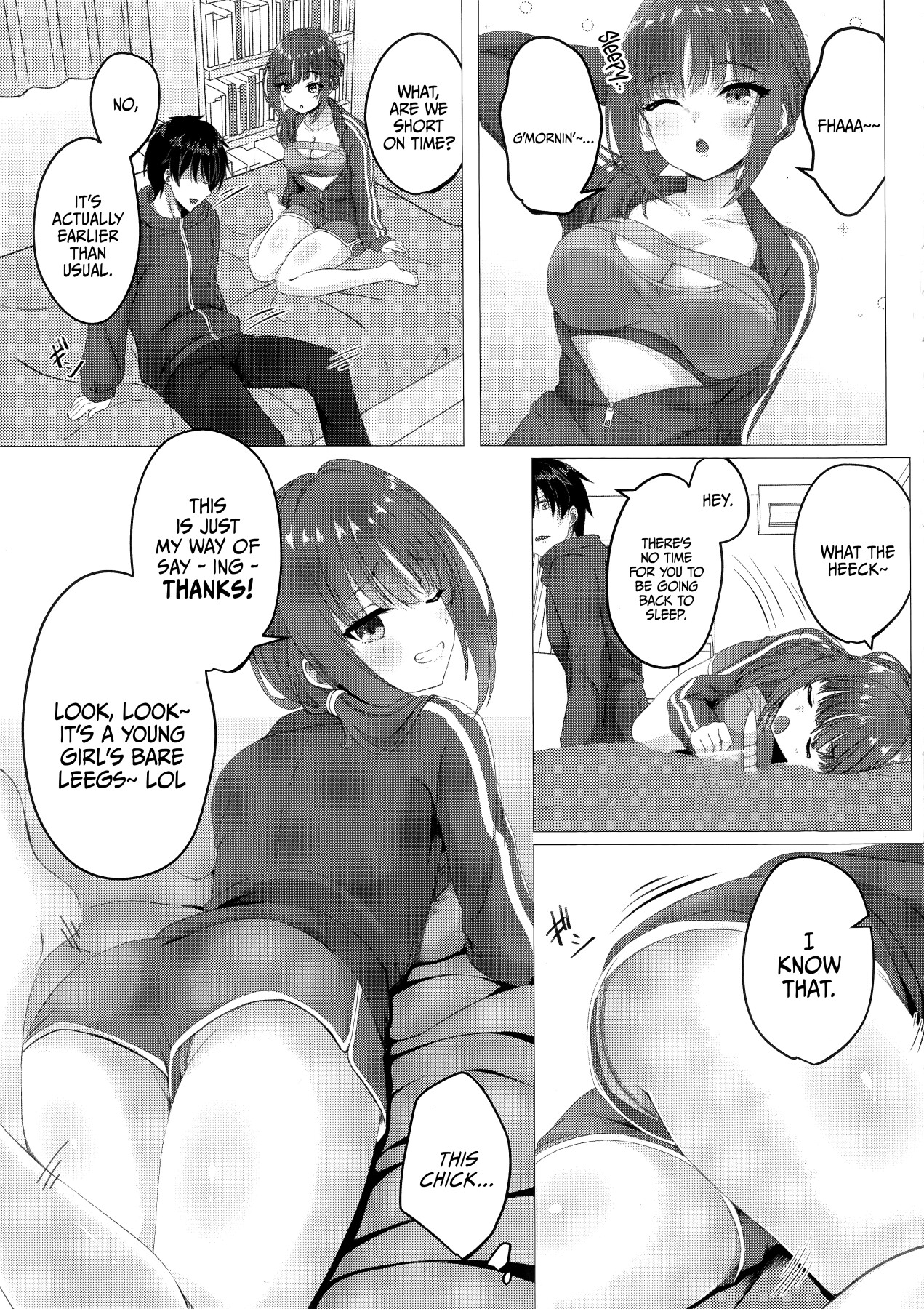 Hentai Manga Comic-Early Morning Sex With Ririko-chan-Read-4